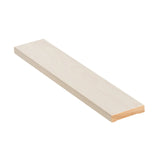 Abdeckleiste 12x58, Kiefer, weiß lackiert