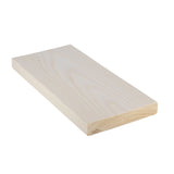 Skateboard 20x120x2400, Kiefer, weiß lackiert