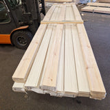 Sisustuspaneeli STP 15x120, Valkoinen, Mänty, II-Laatu (220,80 jm)