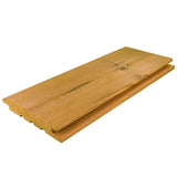 Profilholz, Saunapaneel STS3 18x120, wärmebehandelt, Kiefer, Endnut