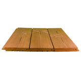 Profilholz, Saunapaneel STS3 18x120, wärmebehandelt, Kiefer, Endnut