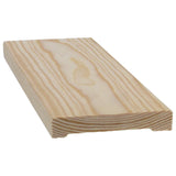 Abdeckleiste 12x70, Kiefer, unbehandelt