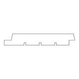 Raita-Außenverkleidungsplatte 23x145x4200, grundiert, Fichte