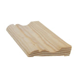 Sockelleiste Dekoration 15x69x3300, Kiefer, unbehandelt