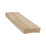 Sockelleiste 12x42x3300, Kiefer, unbehandelt