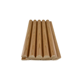 Profilholz, Fingerpaneel 15x95x2400, Schwarzerlenton + Saunaschutz, Kiefer