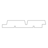 Raita Außenverkleidungsplatte Valeura 23x145x4200, Zwischenlackierung Grau, Fichte